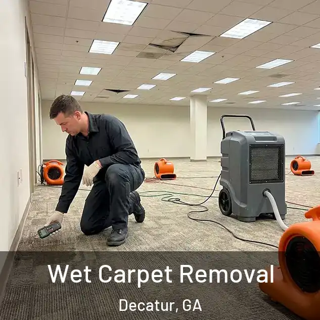  Wet Carpet Removal Decatur, GA